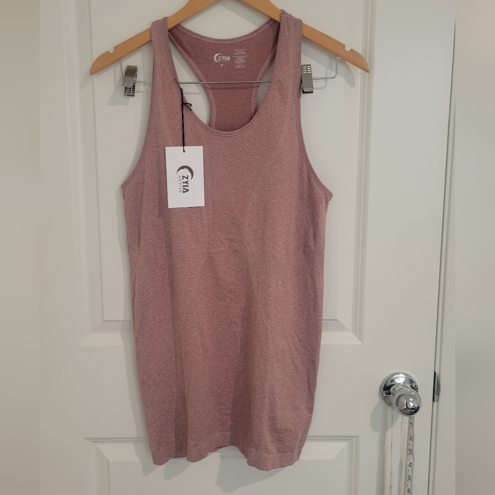 Zyia Poppy Copper Charged Tank Size Medium NWT